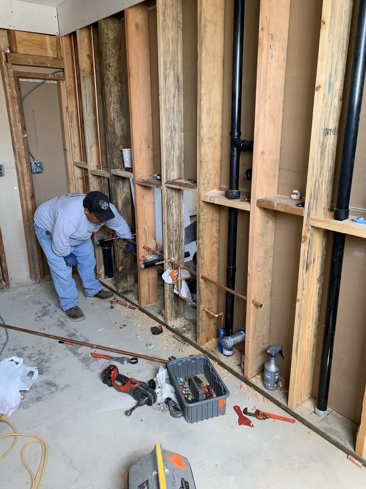 Commercial rough-in plumbing for Gas Line Repair in Dayton's Bluff